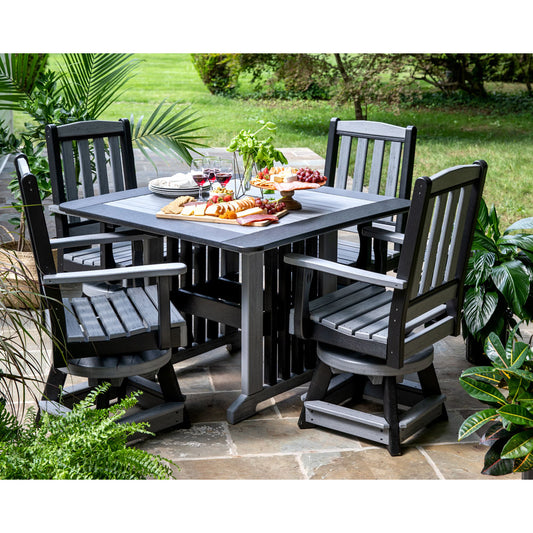 English Garden 43" Square Table - Dining Height