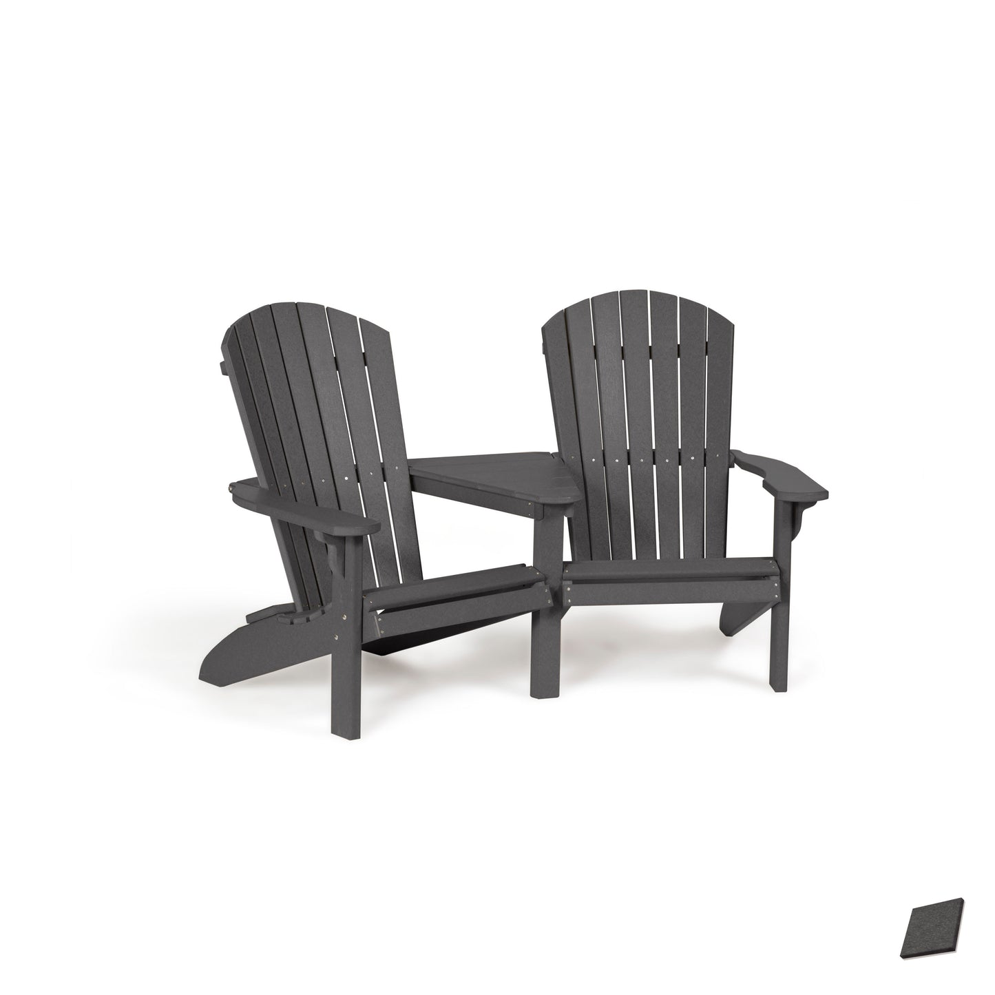 Fanback Adirondack Settee Chair