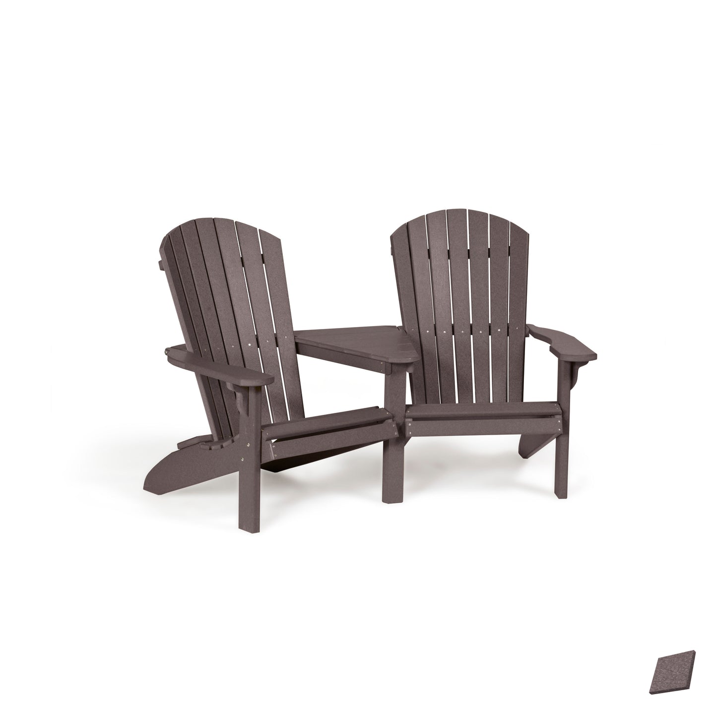 Fanback Adirondack Settee Chair