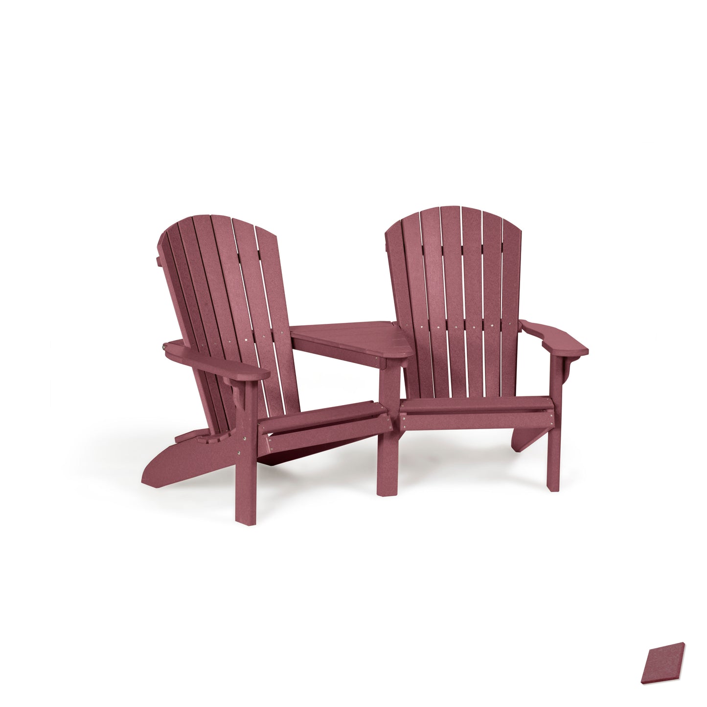 Fanback Adirondack Settee Chair