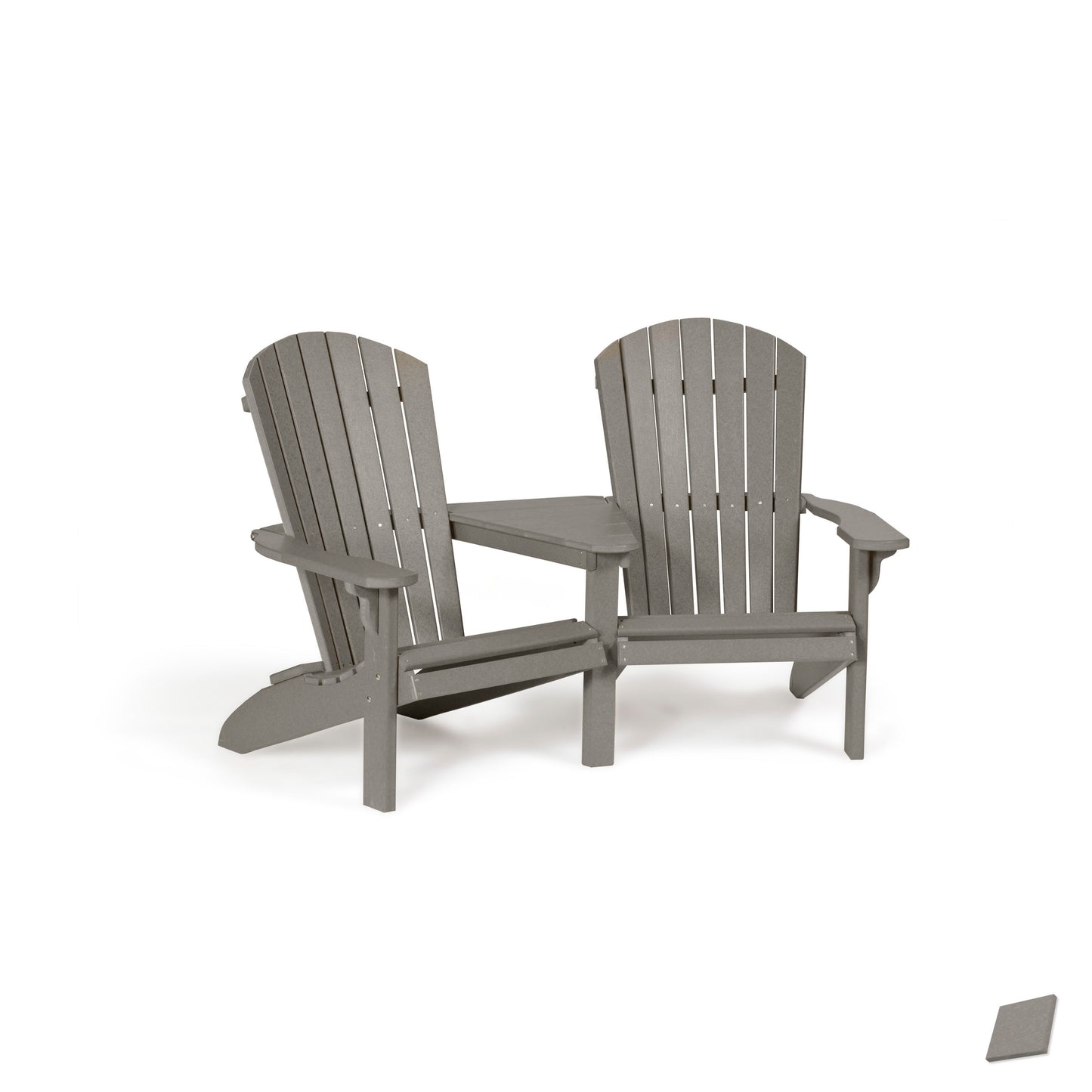 Fanback Adirondack Settee Chair