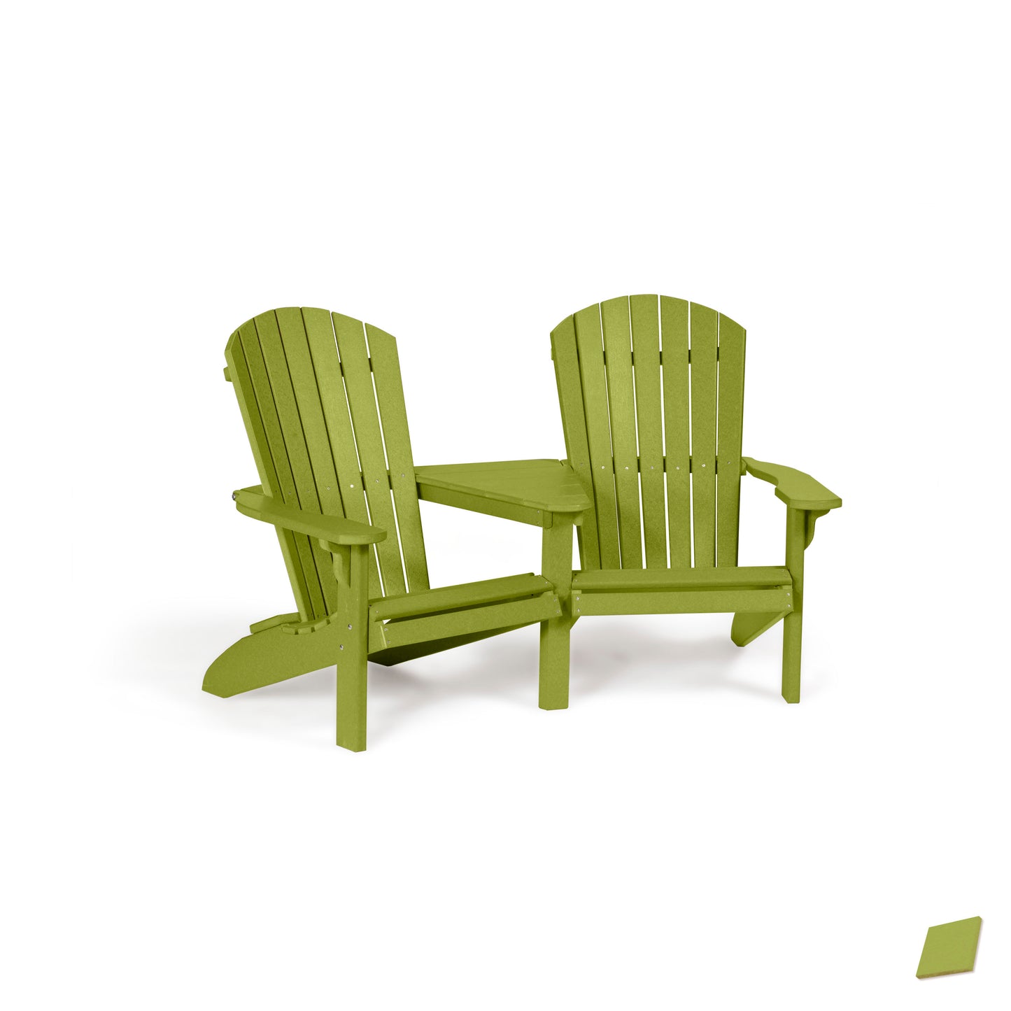 Fanback Adirondack Settee Chair
