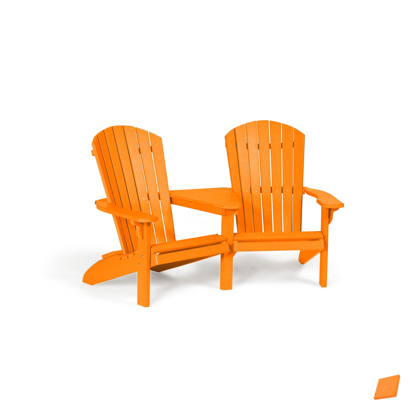Fanback Adirondack Settee Chair