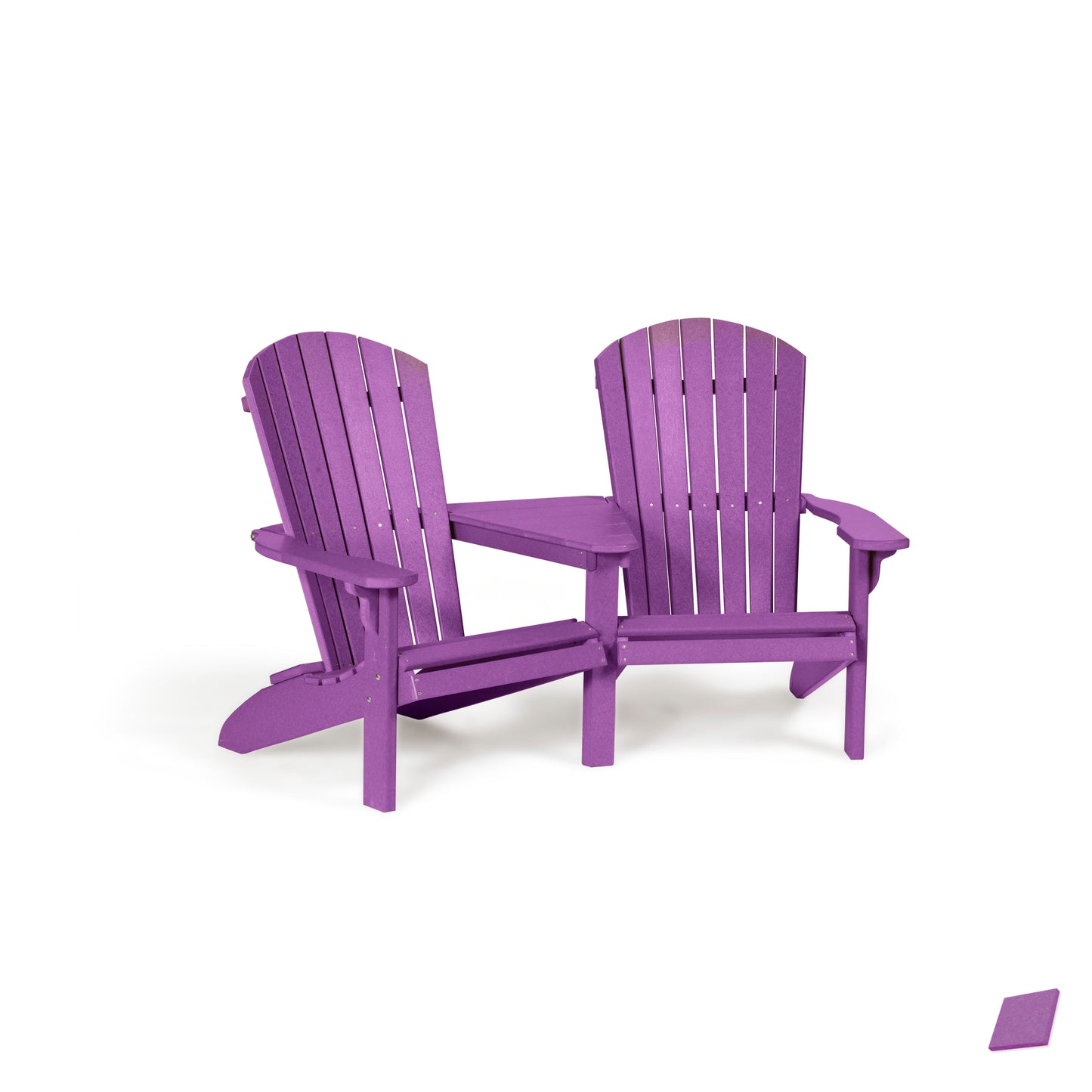 Fanback Adirondack Settee Chair