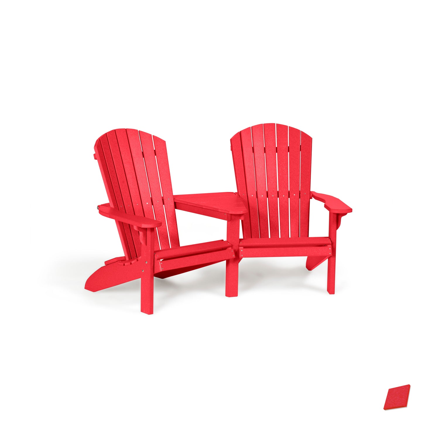 Fanback Adirondack Settee Chair