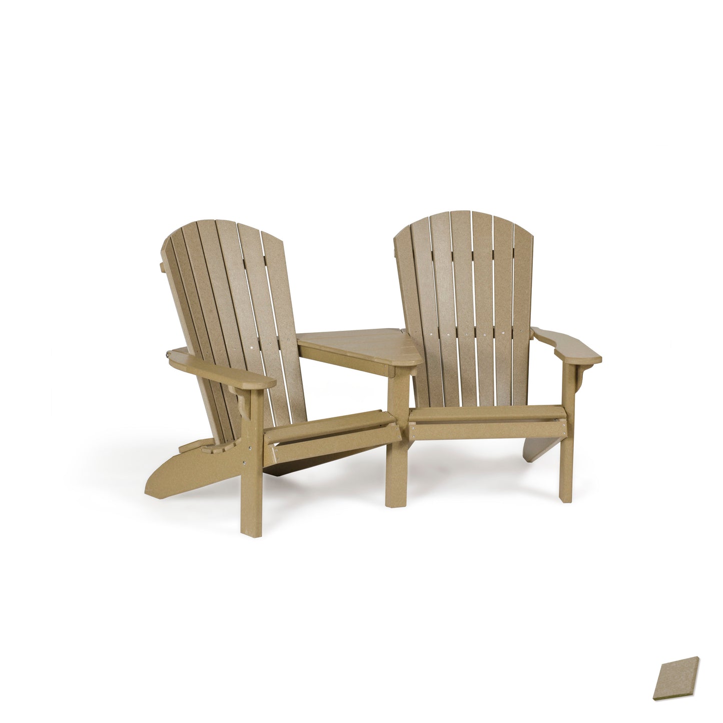 Fanback Adirondack Settee Chair