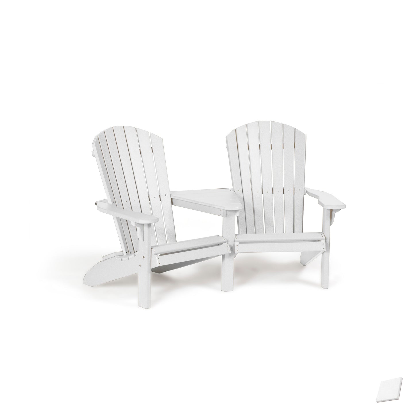Fanback Adirondack Settee Chair