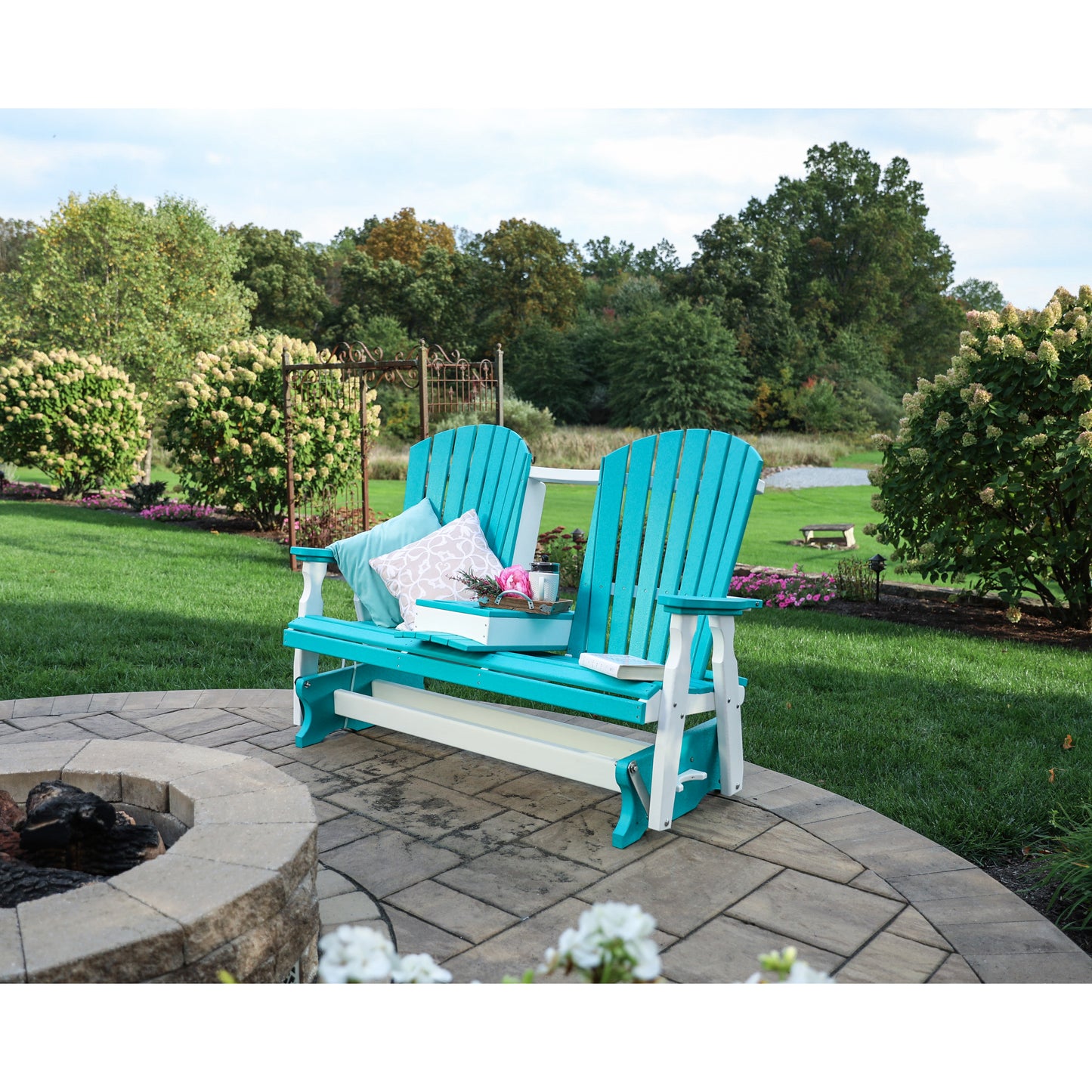 Fanback Adirondack 5' Console Glider