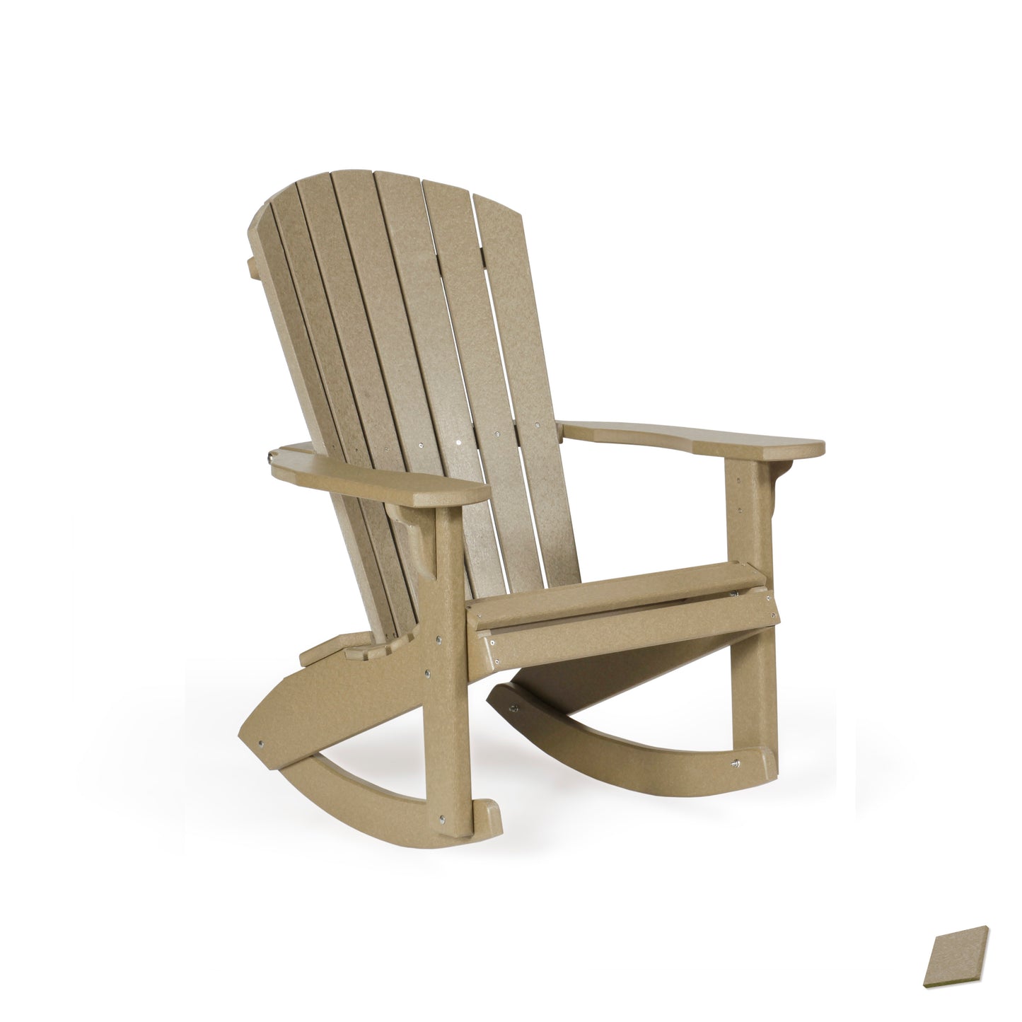 Fanback Adirondack Rocker