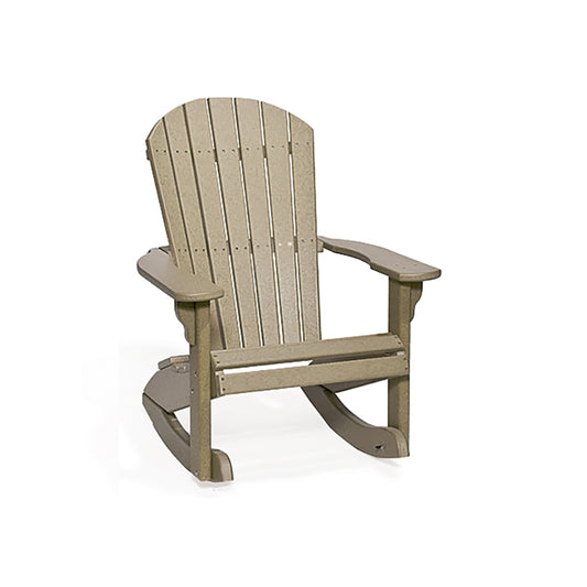 Fanback Adirondack Rocker