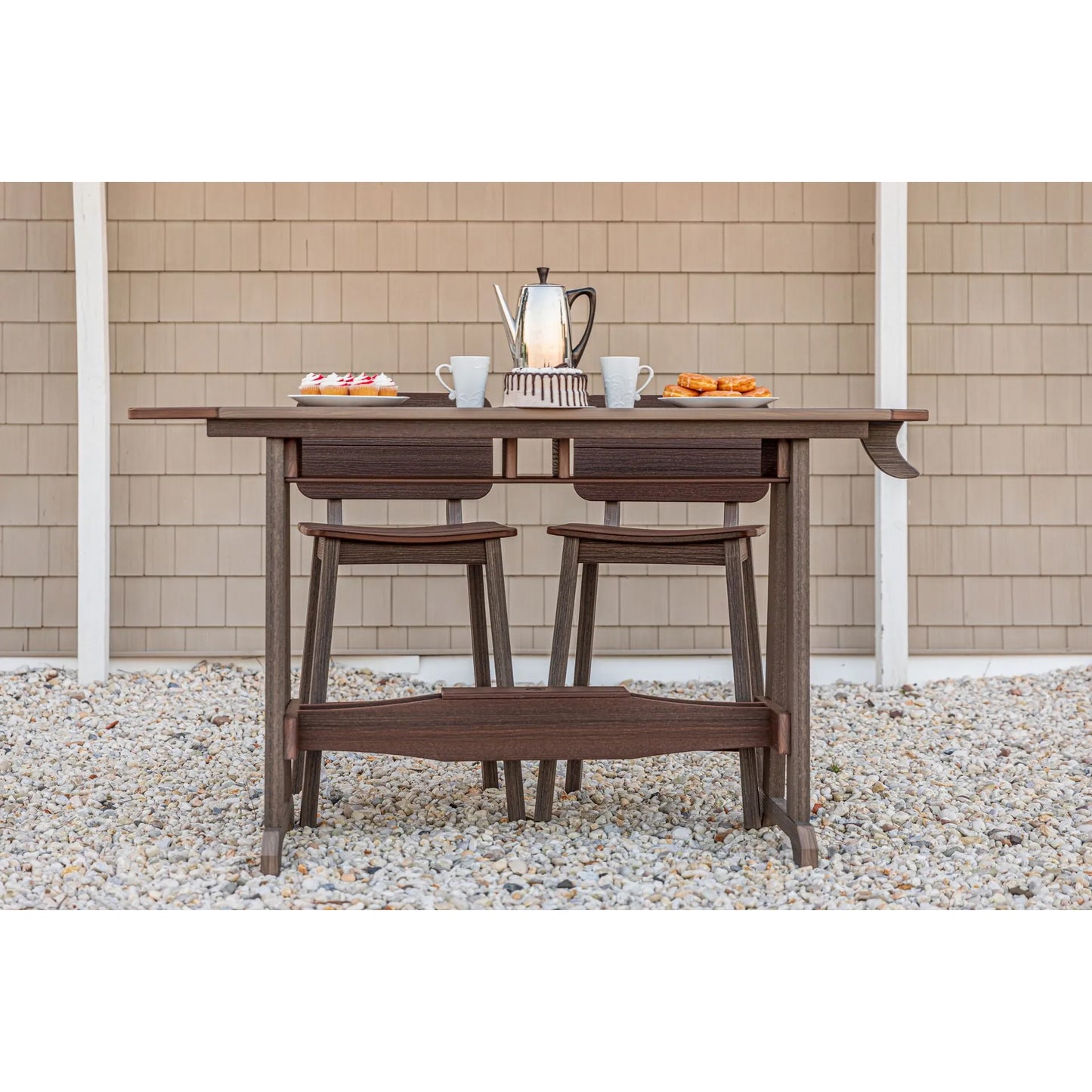 SurfAira 6' Surfboard Table Set with Saddle Chair or Stool