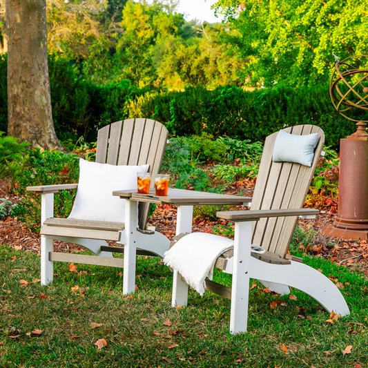 Fanback Adirondack Deluxe Settee Chair