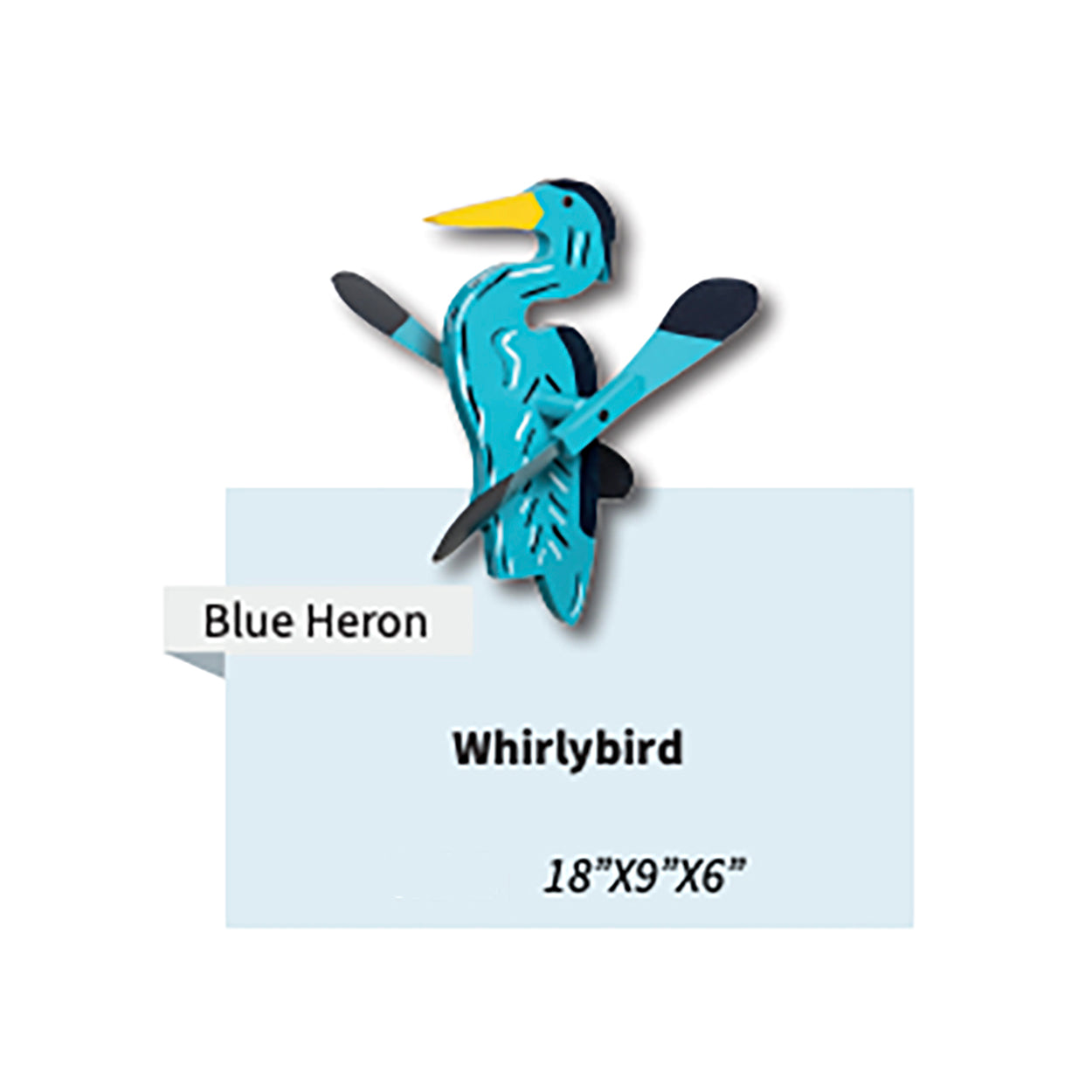 Wooden Whirlybirds with Vinyl Wings - Includes 30" Rod