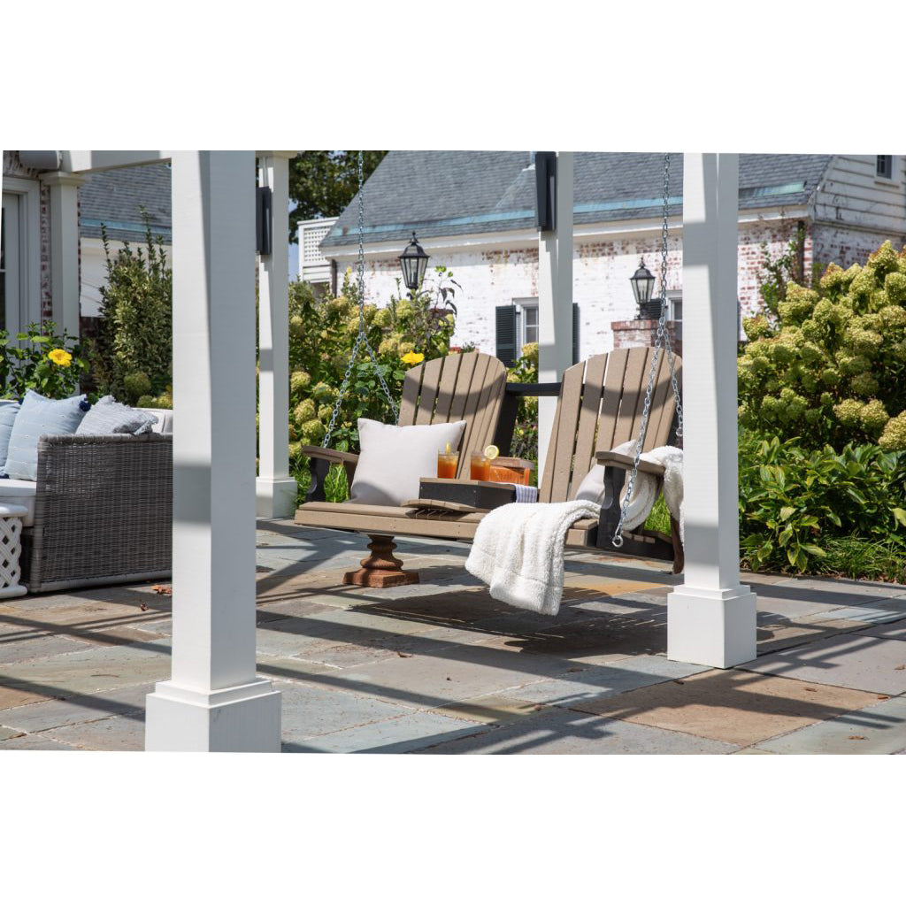 Fanback Adirondack 5' Console Swing