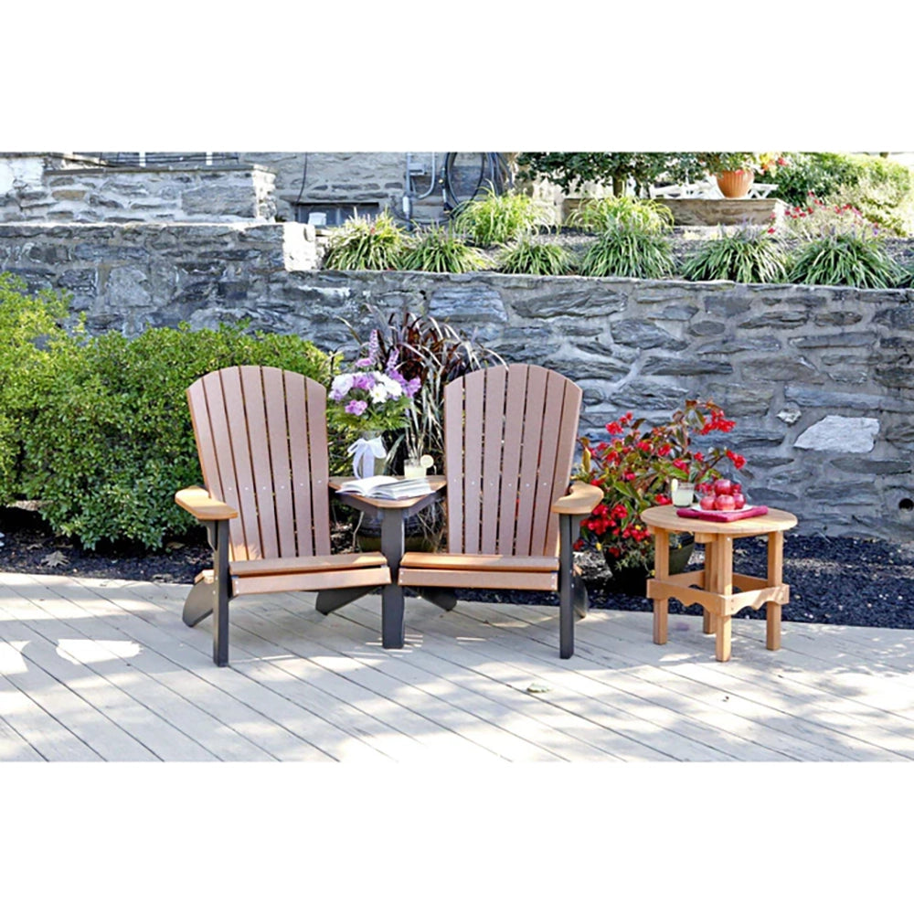 Fanback Adirondack Settee Chair