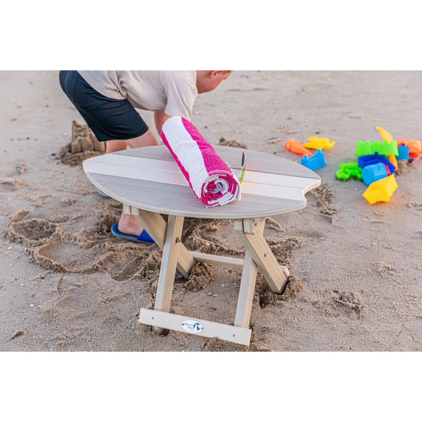 Surfaira Surf Board Folding End Table