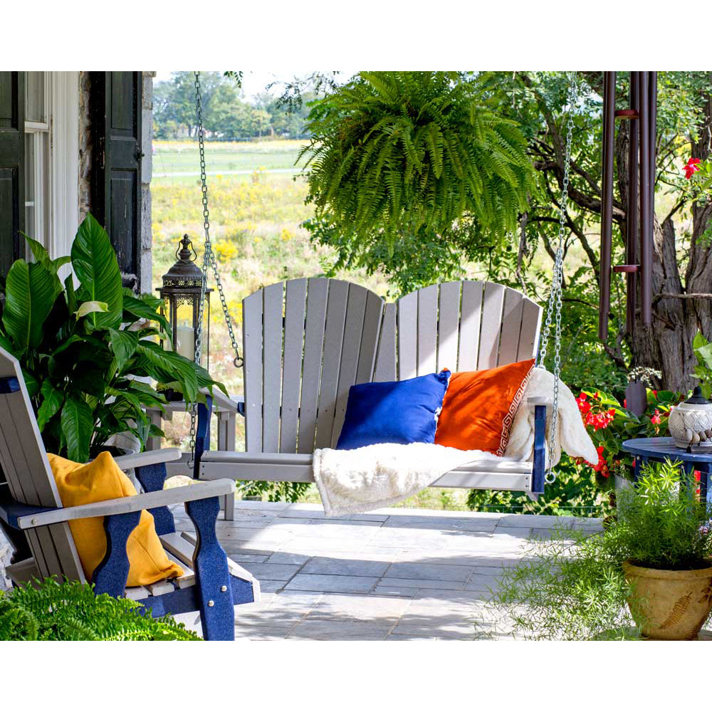 Fanback Adirondack 4' Swing