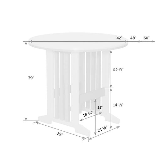 Keystone 60" Round Table - Bar Height