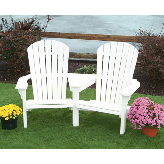 Fanback Adirondack Settee Chair