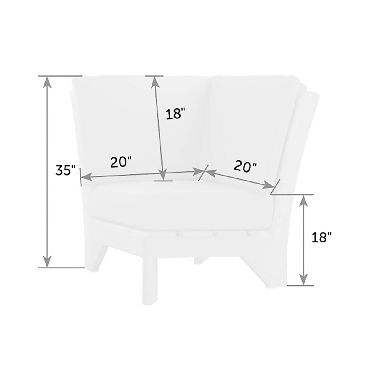 Mission Deep Seating Corner