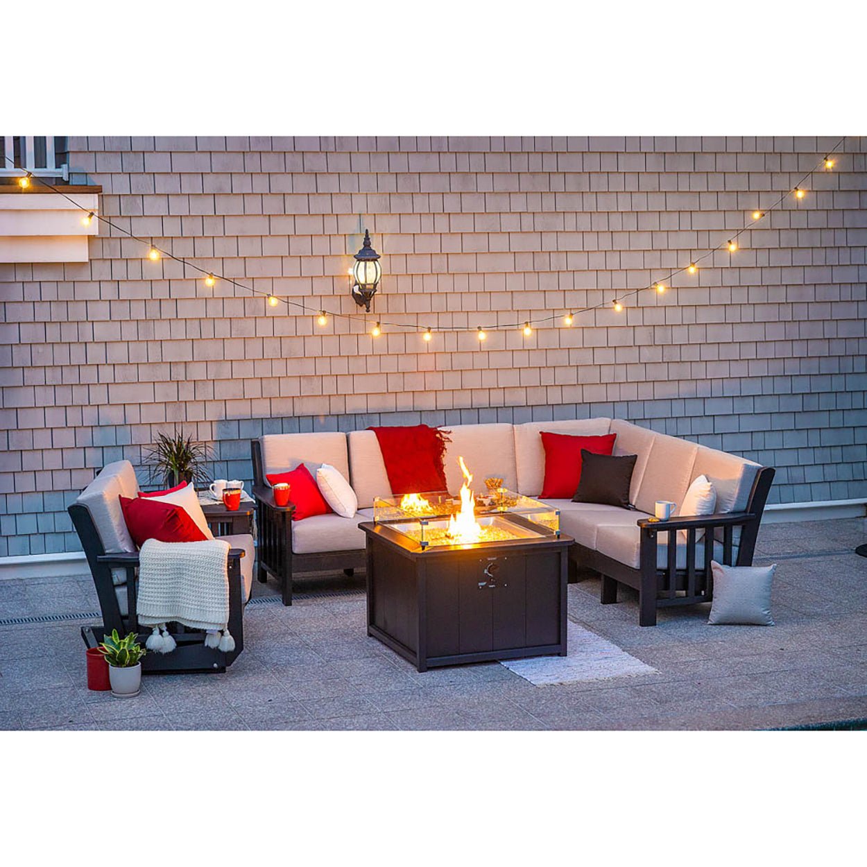 Mission Deep Seating Left Sofa