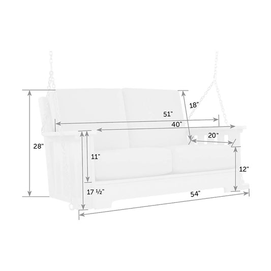 Mission Deep Seating Swing