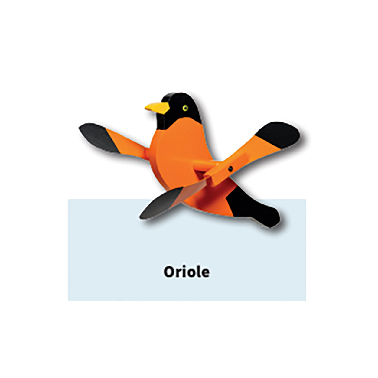 Wooden Whirlybirds with Vinyl Wings - Includes 30" Rod