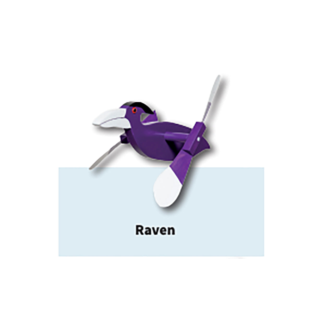 Wooden Whirlybirds with Vinyl Wings - Includes 30" Rod