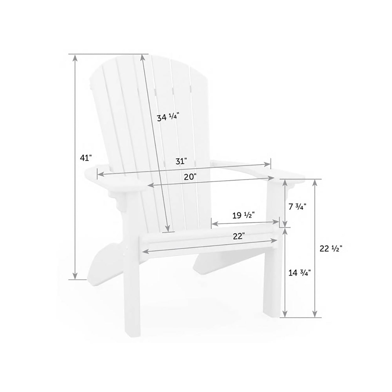 SeaAira Adirondack Chair