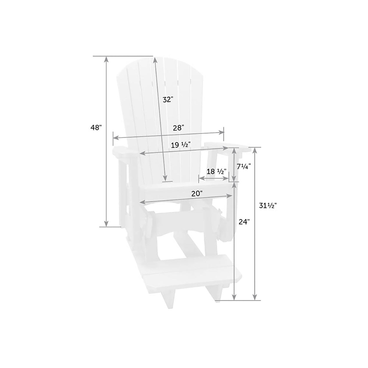 SeaAira Glider - Counter Height