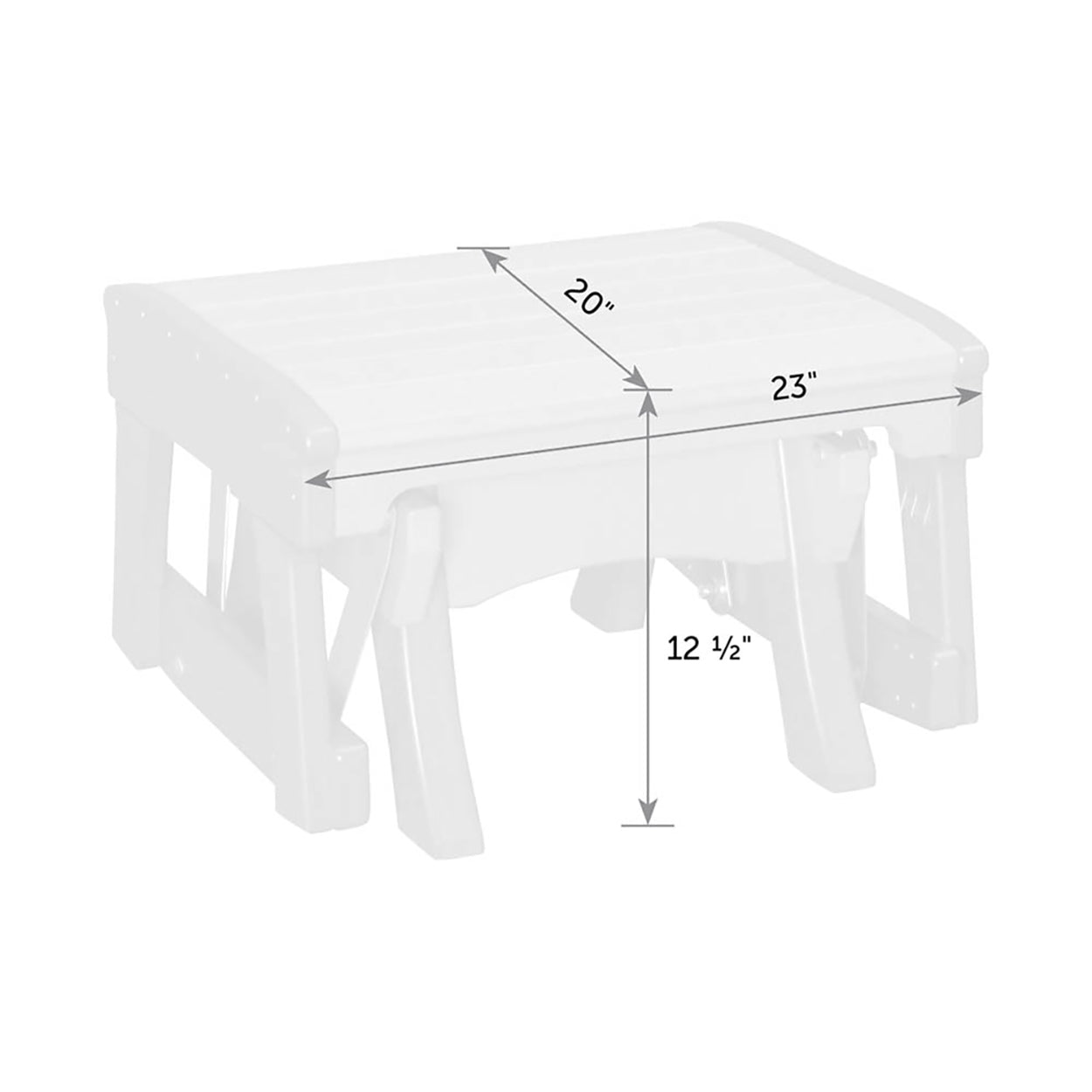 SeaAira Gliding Ottoman
