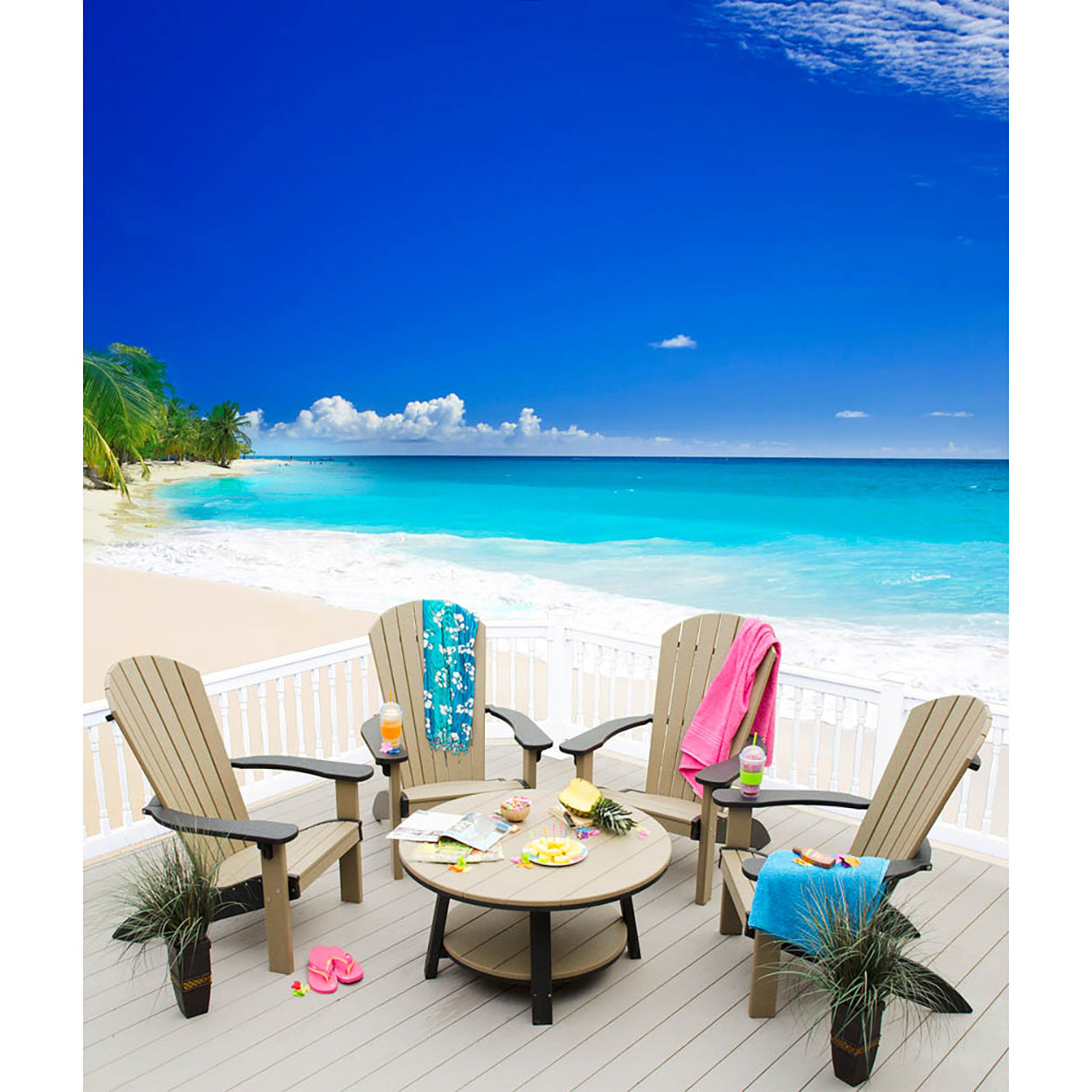 SeaAira Round 38″ Conversation Table