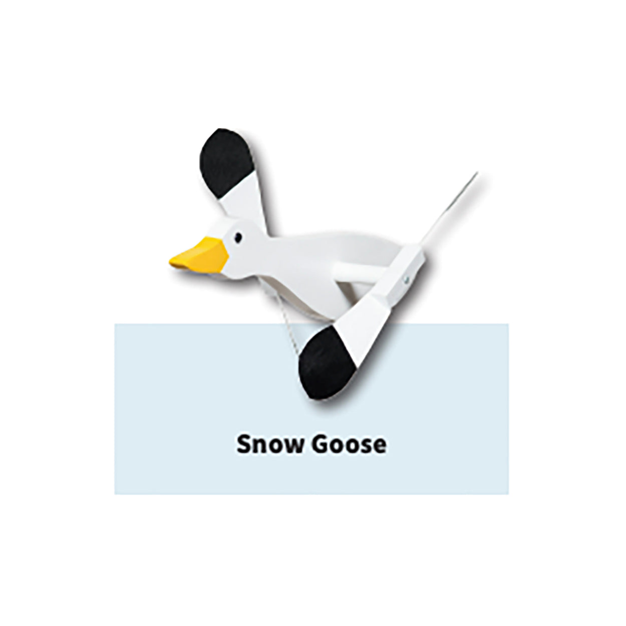 Wooden Whirlybirds with Vinyl Wings - Includes 30" Rod