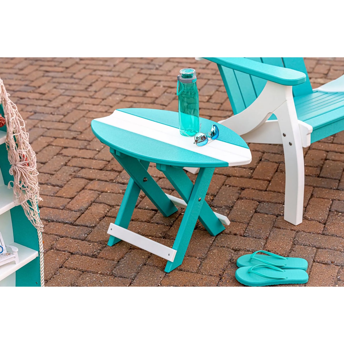 Surfaira Surf Board Folding End Table
