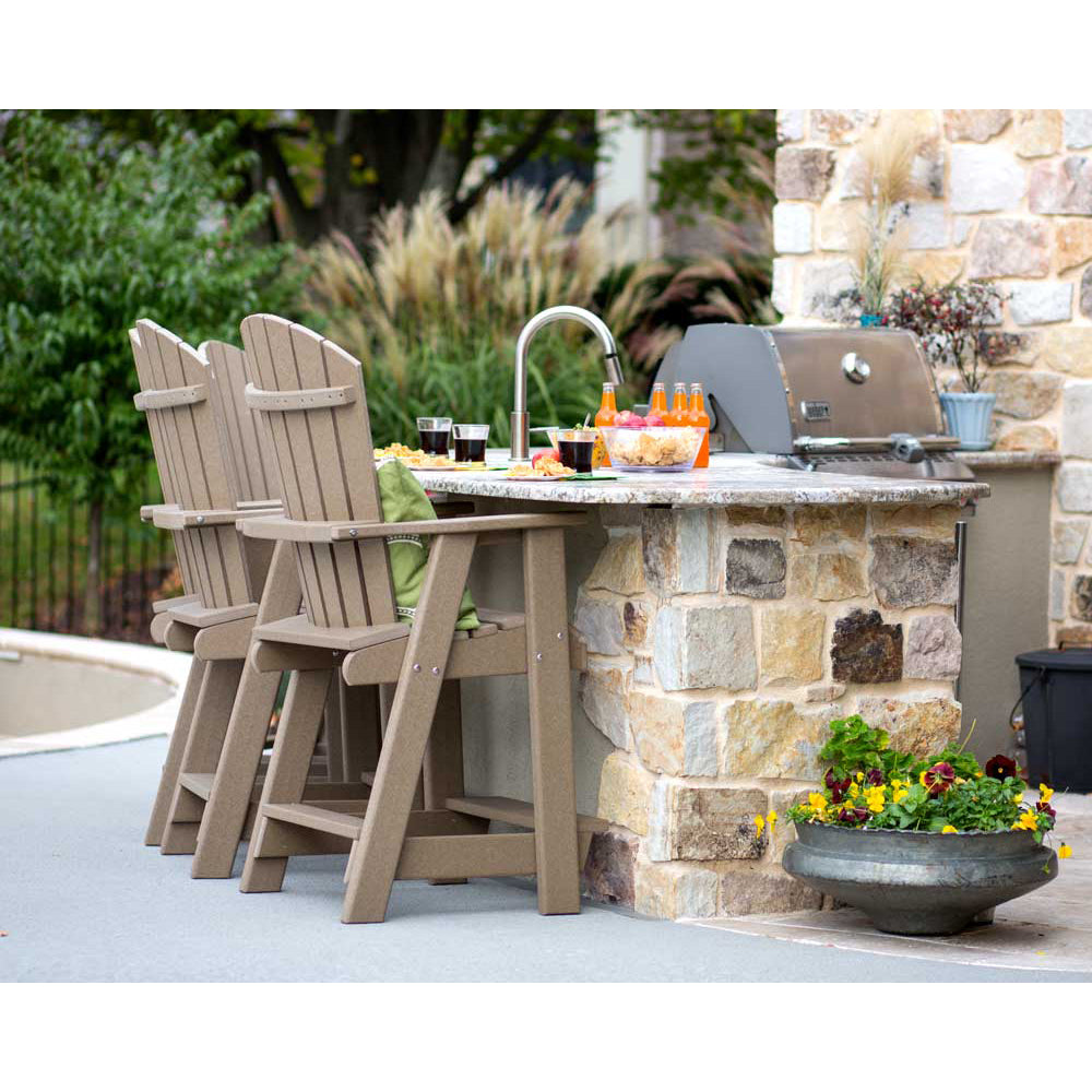 Fanback Adirondack Chair - Bar Height