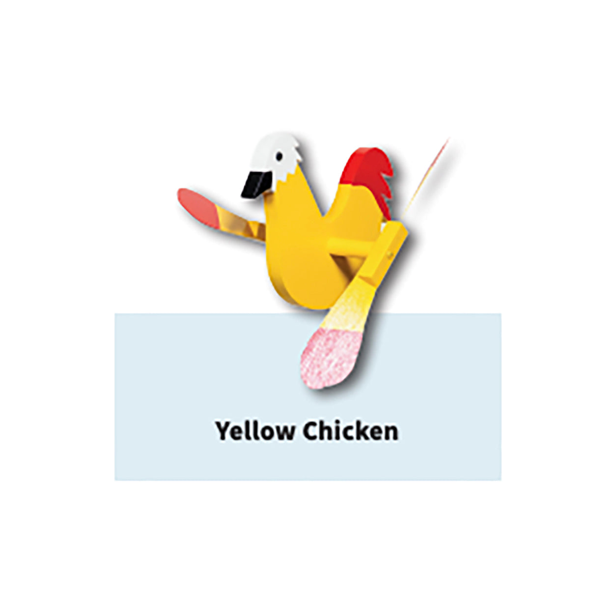 Wooden Whirlybirds with Vinyl Wings - Includes 30" Rod