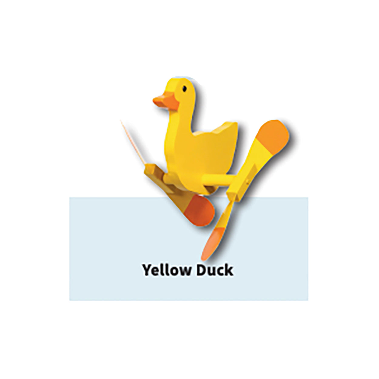 Wooden Whirlybirds with Vinyl Wings - Includes 30" Rod