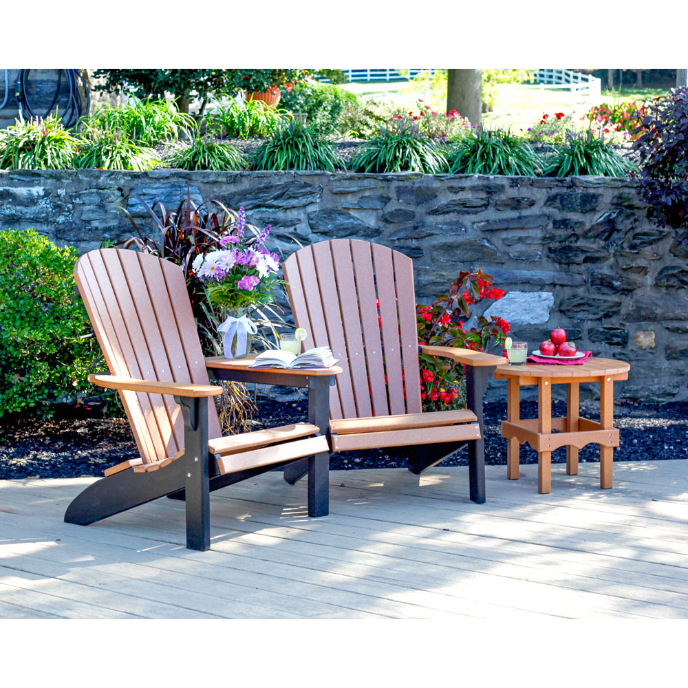 Fanback Adirondack Settee Chair