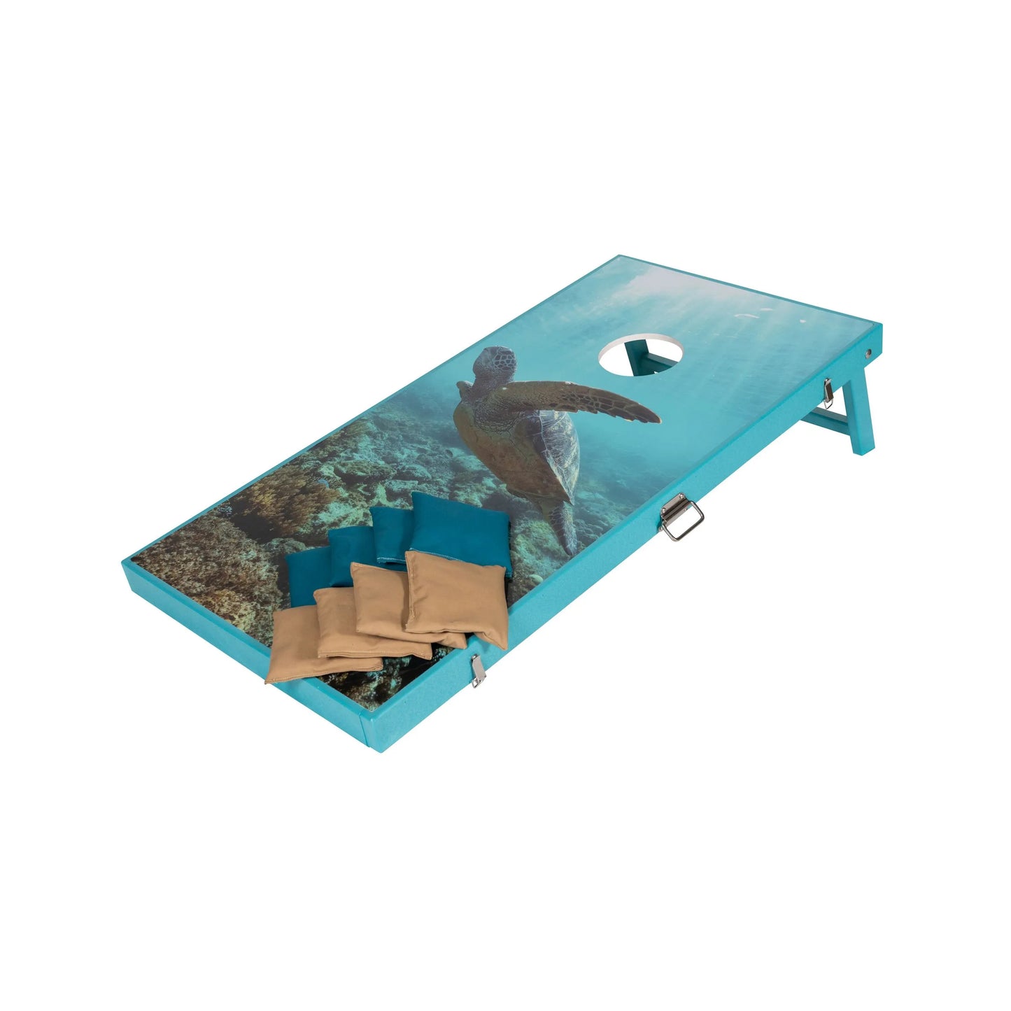 Standard Cornhole Game Board & 8 Game Bags - 24" x 48"