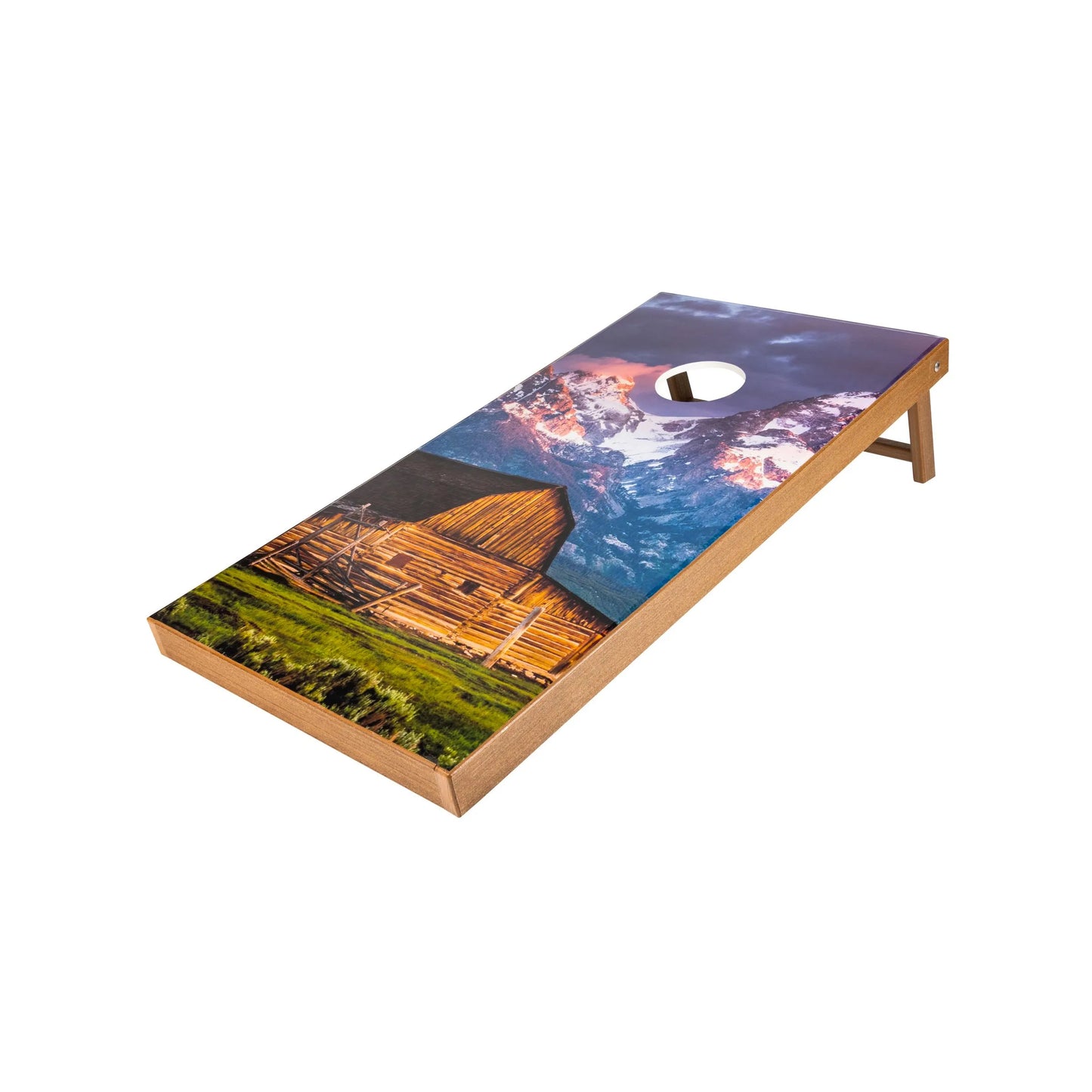 Standard Cornhole Game Board & 8 Game Bags - 24" x 48"