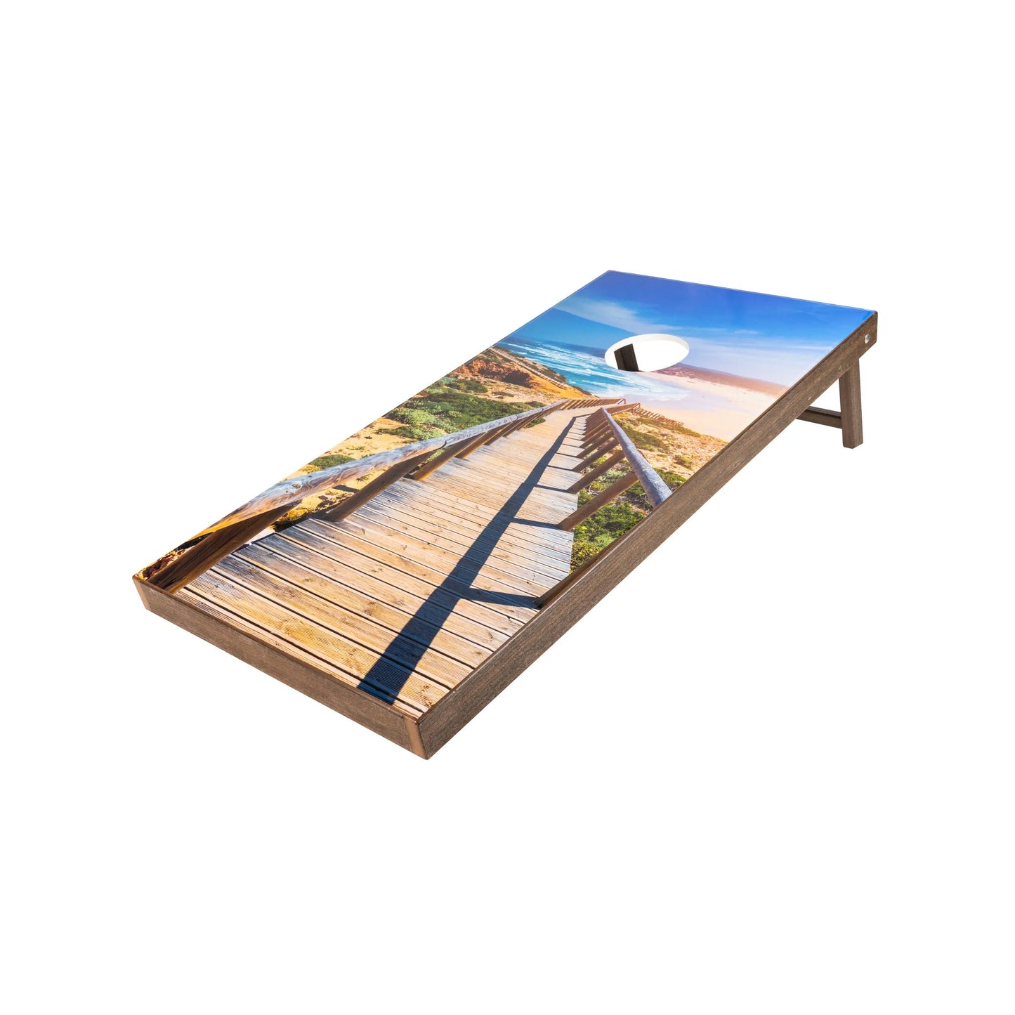 Standard Cornhole Game Board & 8 Game Bags - 24" x 48"