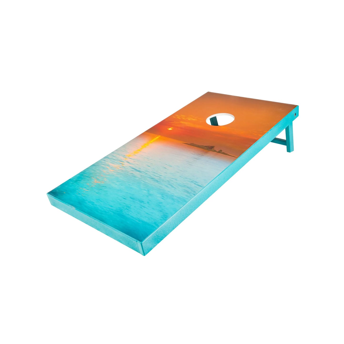 Standard Cornhole Game Board & 8 Game Bags - 24" x 48"