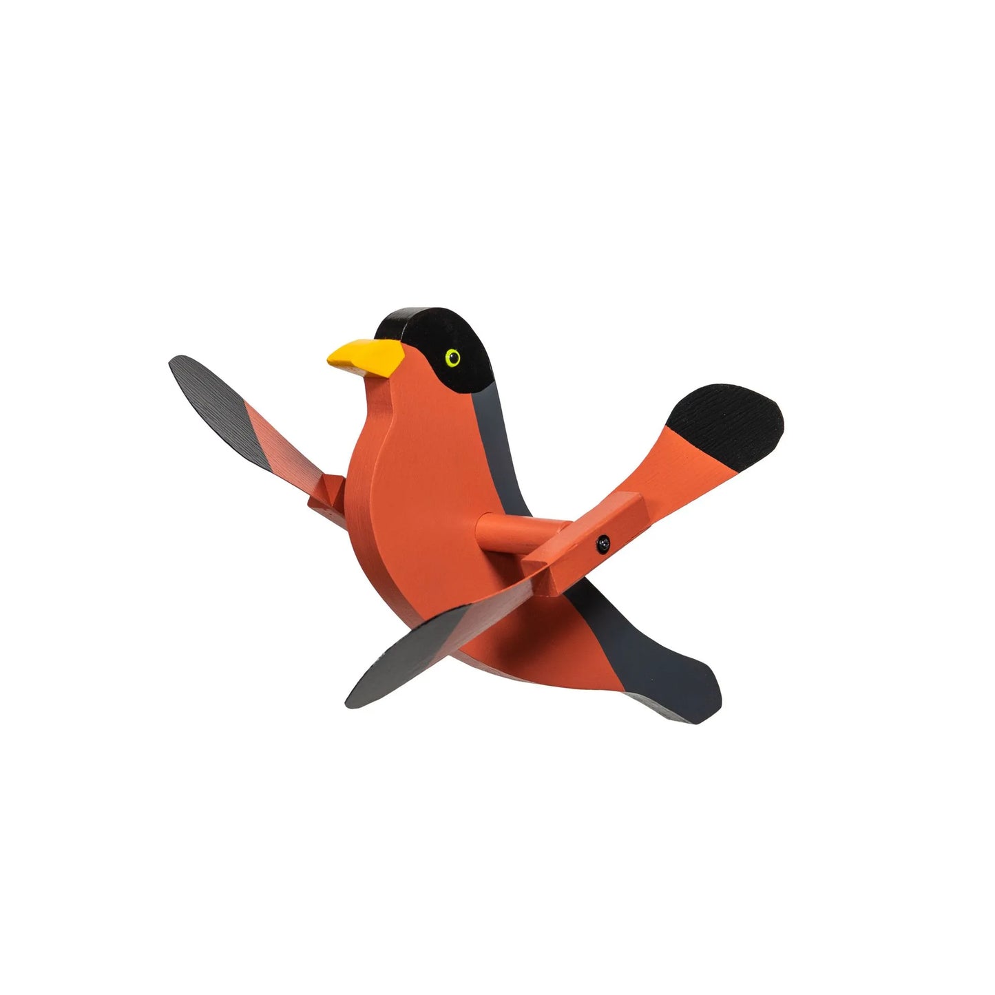 Wooden Whirlybirds with Vinyl Wings - Includes 30" Rod