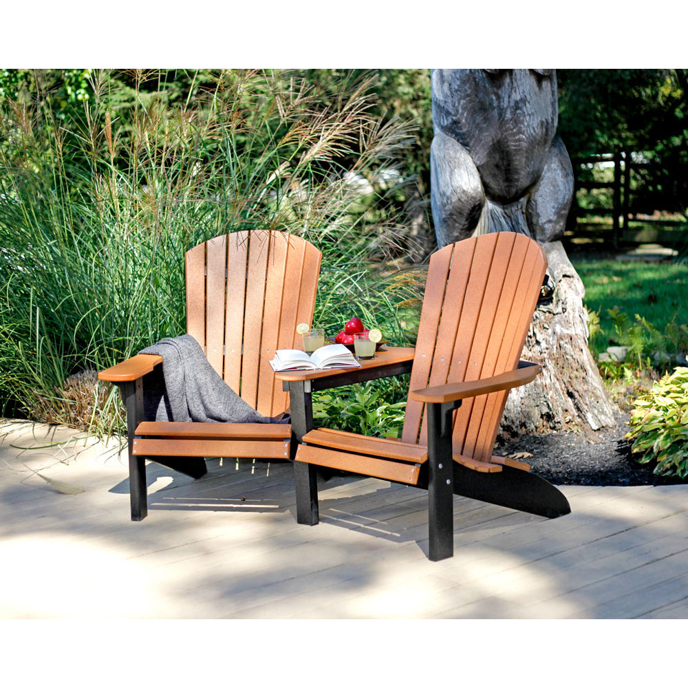 Fanback Adirondack Settee Chair