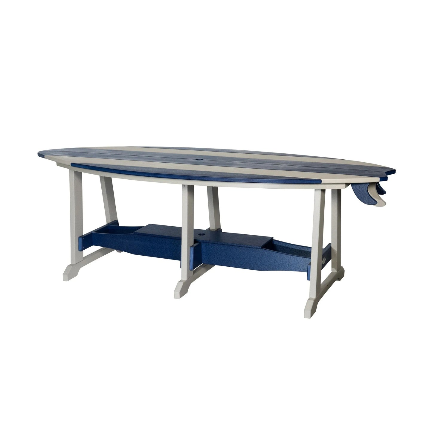 SurfAira 8' Surfboard Table Set with Saddle Chair or Stool