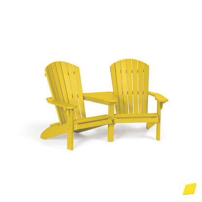 Fanback Adirondack Settee Chair