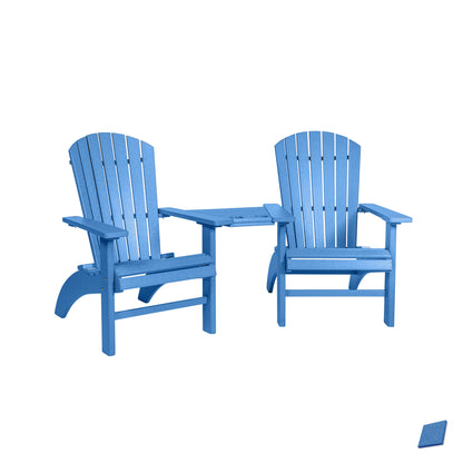 Fanback Adirondack Deluxe Settee Chair