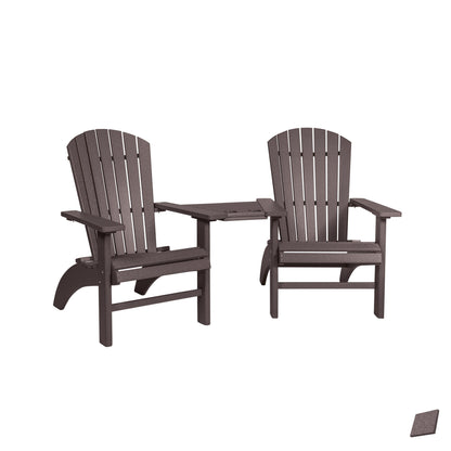 Fanback Adirondack Deluxe Settee Chair