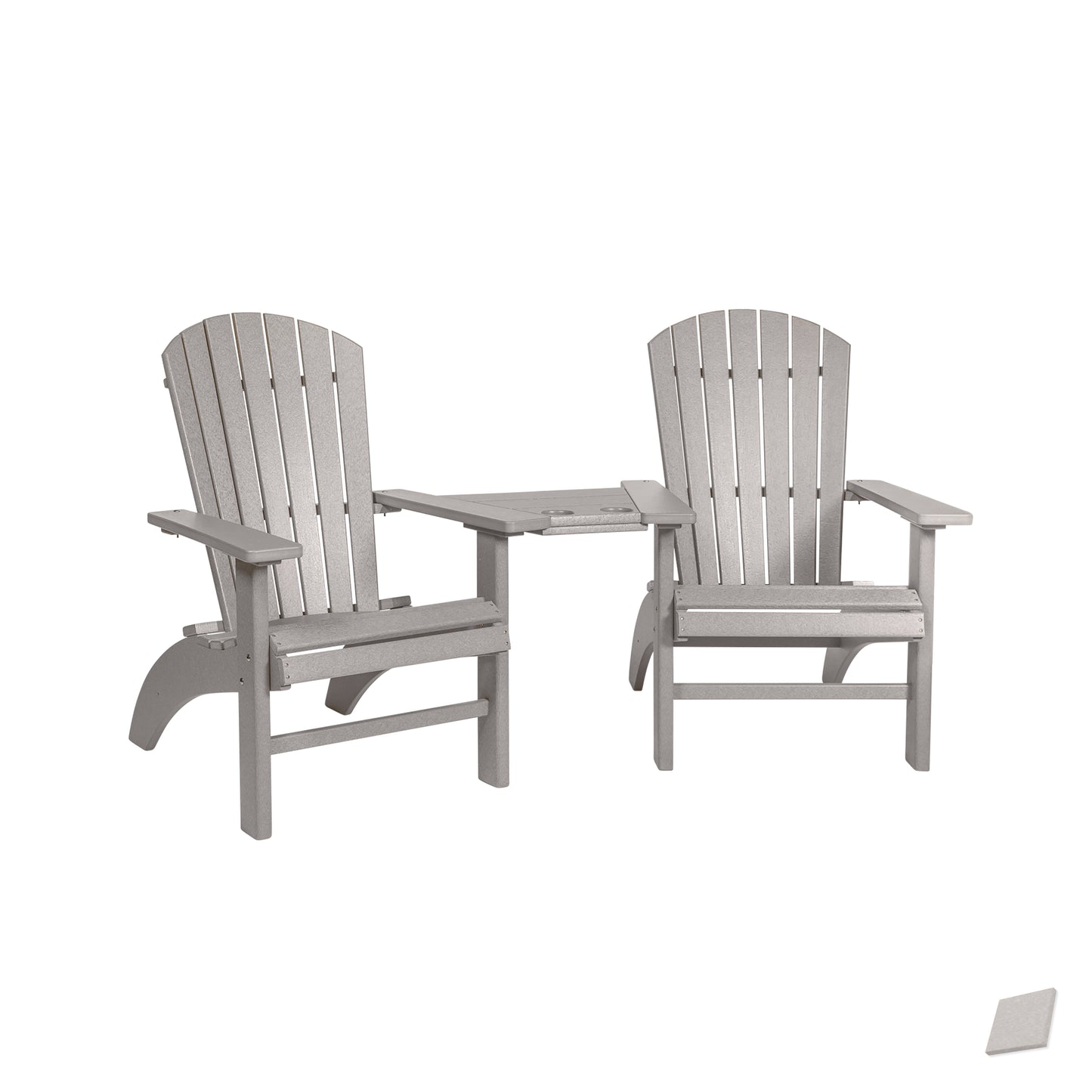 Fanback Adirondack Deluxe Settee Chair