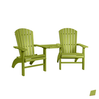 Fanback Adirondack Deluxe Settee Chair